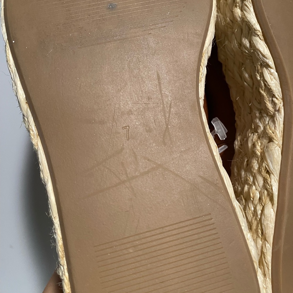 INTENTIONALLY BLANK hightide espadrille platform in terracotta‎ Size 7 - Picture 8 of 9
